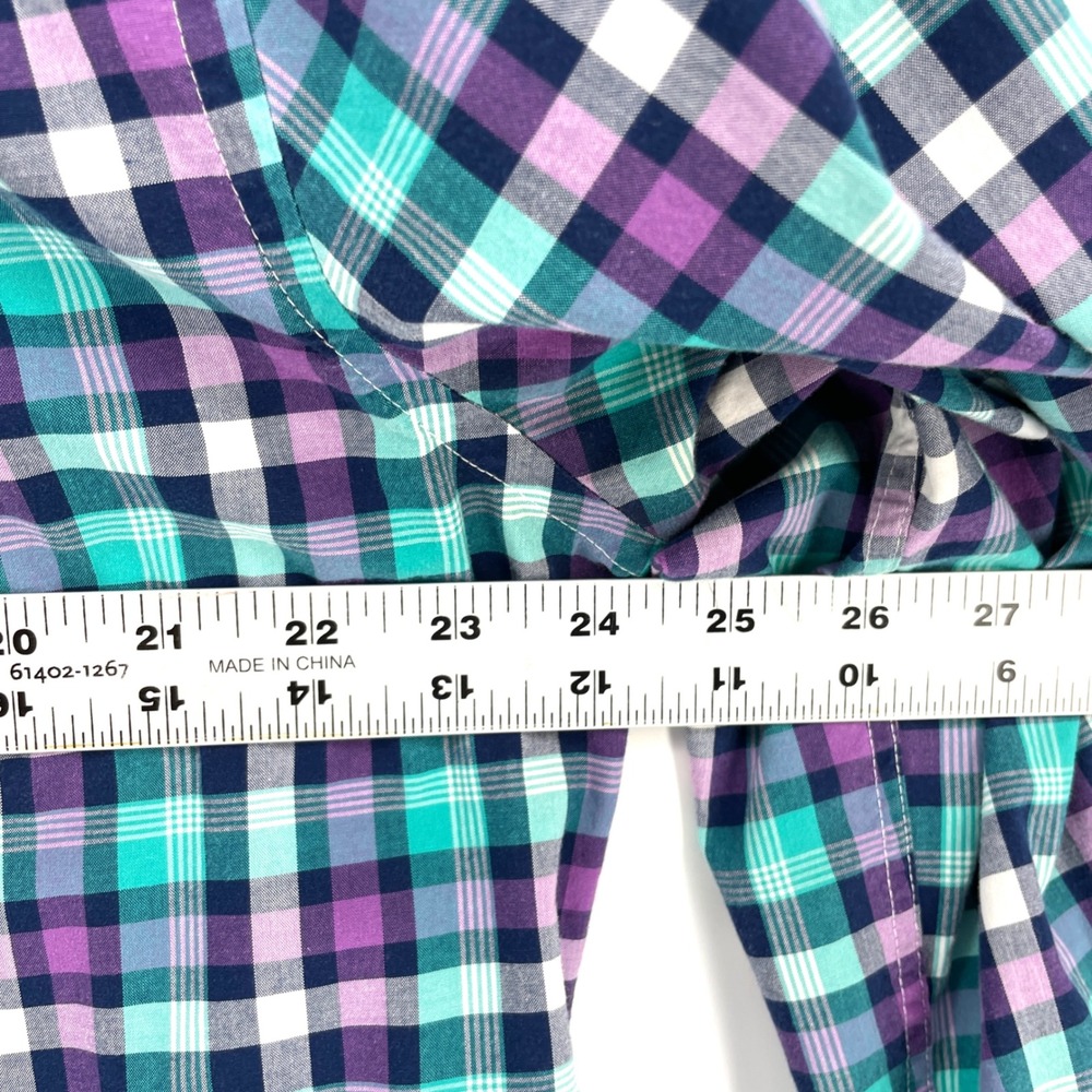 Jos A Bank Classic Collection Tailored Fit Plaid Button Down Shirt Mens Large - Picture 5 of 9
